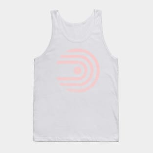 World of Motion Vintage Logo Millennial Pink Distressed Tank Top